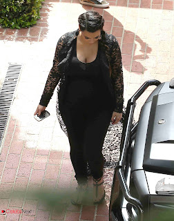 Kim Kardashian Pictures in a lace floor length cardigan to dress at new house in Bel Air x150 ~  ~ Bollywood and South Indian Cinema Actress Exclusive Picture Galleries